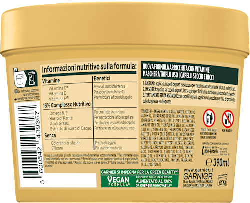 Maschera Hair Food Ricci Rigenerante GARNIER FRUCTIS