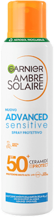 Spray solare ADVANCED sensitive SPF50+ GARNIER AMBRE SOLAIRE