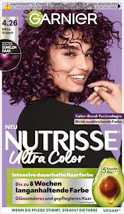 Haarfarbe Farbsensation 4.26 Ultra Violett  GARNIER NUTRISSE