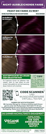 Haarfarbe Farbsensation 4.26 Ultra Violett  GARNIER NUTRISSE