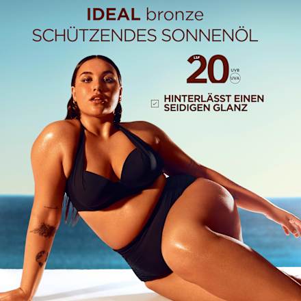 Sonnenöl Spray ideal bronze, LSF 20 Garnier Ambre Solaire