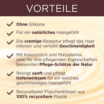 Conditioner Kokosmilch & Macadamia  Wahre Schätze