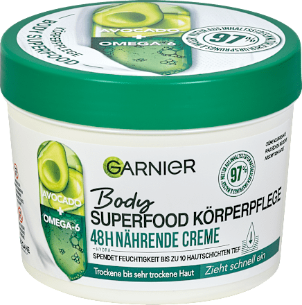 Pflegecreme Superfood Avocado GARNIER Body