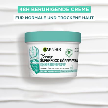 Body Creme Superfood Körperpflege Aloe Vera GARNIER Body