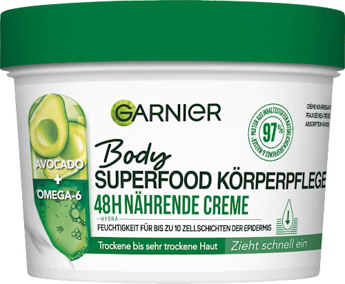 Pflegecreme Superfood Avocado GARNIER Body