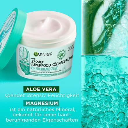 Body Creme Superfood Körperpflege Aloe Vera GARNIER Body