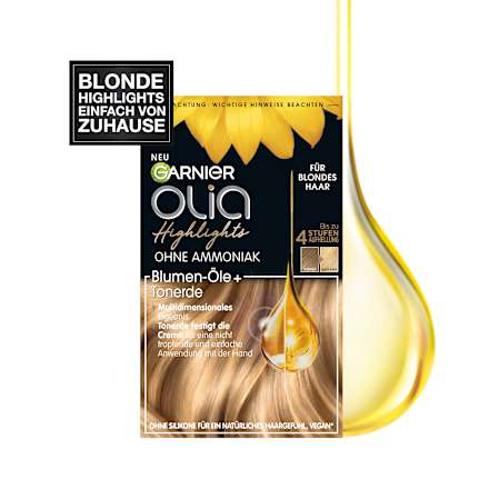 Highlightset für blondes Haar GARNIER olia