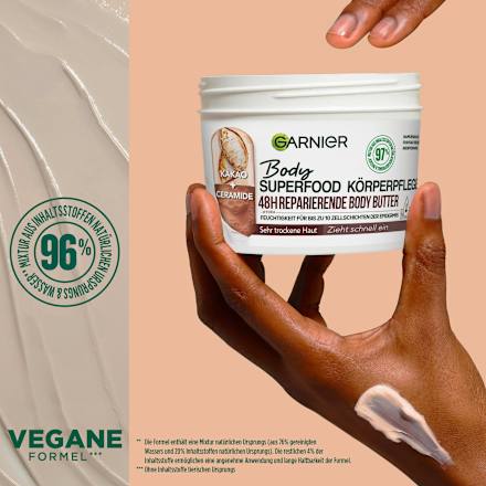 Körperbutter Superfood Kakao GARNIER Body