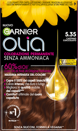 Colorazione Permanente Castano Cioccolato 5.35 GARNIER olia