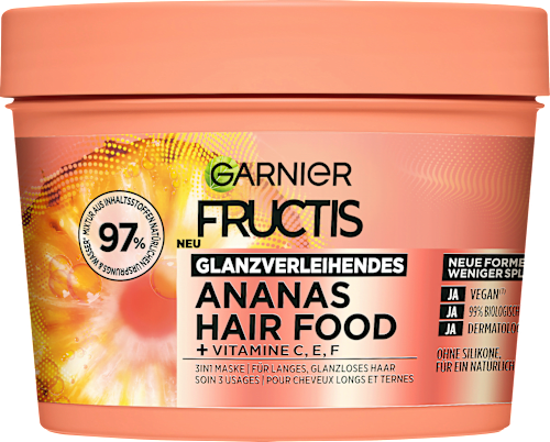 Glanzverleihende Ananas Hair Food Maske GARNIER FRUCTIS