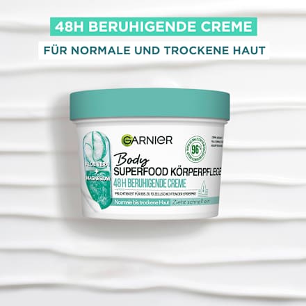 Pflegecreme Superfood Körperpflege Aloe Vera GARNIER Body
