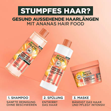 Glanzverleihendes Ananas Hair Food Shampoo GARNIER FRUCTIS