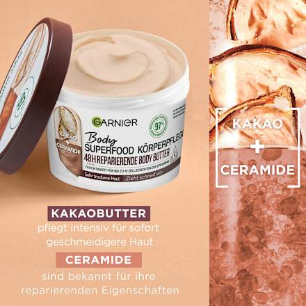 Körperbutter Superfood Körperpflege Kakao GARNIER Body