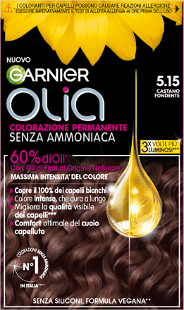 Colorazione Permanente Castano Fondente 5.15 GARNIER olia