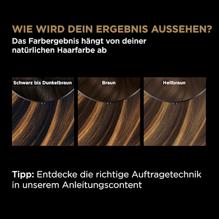 Strähnchen Set, Highlights für braunes Haar GARNIER olia