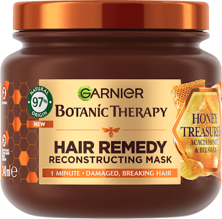 Възстановяваща маска за увредена коса Hair Remedy Honey Treasures GARNIER BOTANIC THERAPY