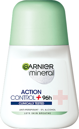ACTION CONTROL+ roll-on antiperspirant  GARNIER mineral