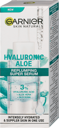 Arcápoló szérum hialuronsavval és aloe vera kivonattal GARNIER SKIN NATURALS
