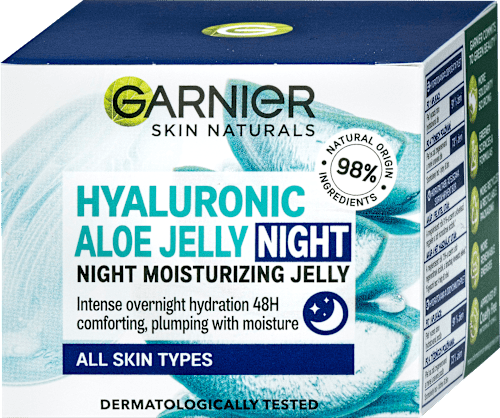 Éjszakai arckrém, Hyaluronic Aloe hialuronsavval és aloe vera kivonattal GARNIER SKIN NATURALS