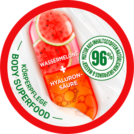 Pflegecreme Gel Superfood Körperpflege Wassermelone GARNIER Body