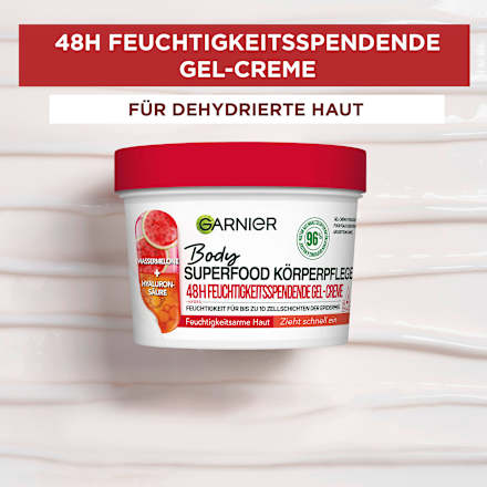 Pflegecreme Gel Superfood Körperpflege Wassermelone GARNIER Body
