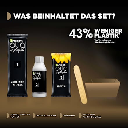 Strähnchen Set, Highlights für braunes Haar GARNIER olia