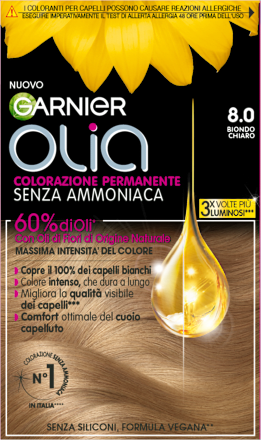 Colorazione Permanente Biondo Chiaro 8.0 GARNIER olia