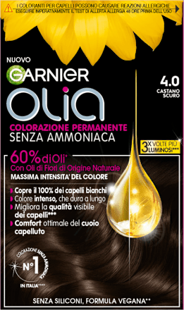 Colorazione Permanente Castano Scuro 4.0 GARNIER olia