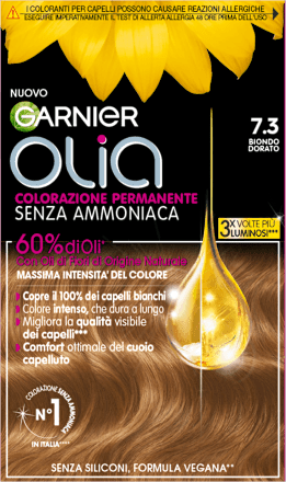 Colorazione Permanente Biondo Dorato 7.3 GARNIER olia