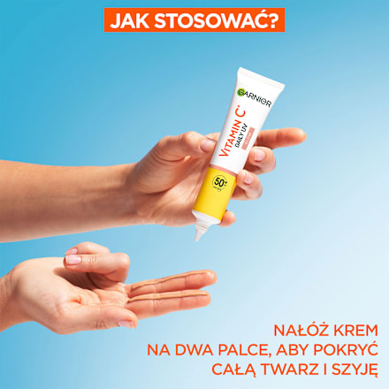Fluid z witaminą C SPF 50, niewidoczny GARNIER