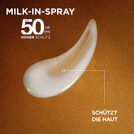 Sonnenspray Ideal Bronze Milk-in Spray LSF 50 Garnier Ambre Solaire
