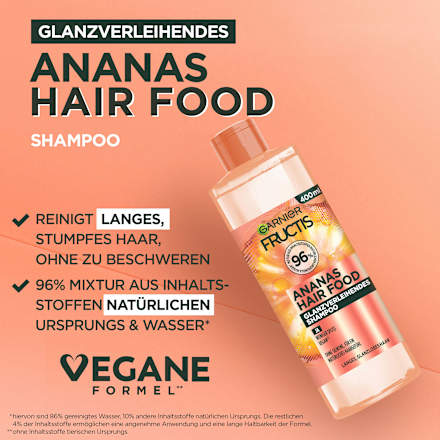 Shampoo Hair Food Ananas GARNIER FRUCTIS
