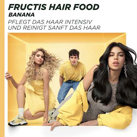 Haarkur Banana Hair Food 3in1 Maske GARNIER FRUCTIS
