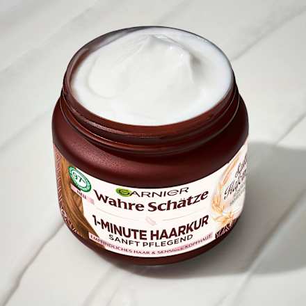 Haarkur 1-Minute Sanfte Hafermilch Wahre Schätze
