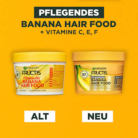 Pflegendes Banana Hair Food 3in1 Haarmaske GARNIER FRUCTIS