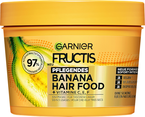 Pflegendes Banana Hair Food 3in1 Haarmaske GARNIER FRUCTIS