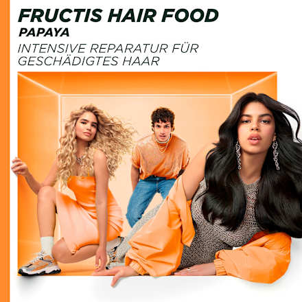 Haarkur Papaya Hair Food 3in1 Maske  GARNIER FRUCTIS
