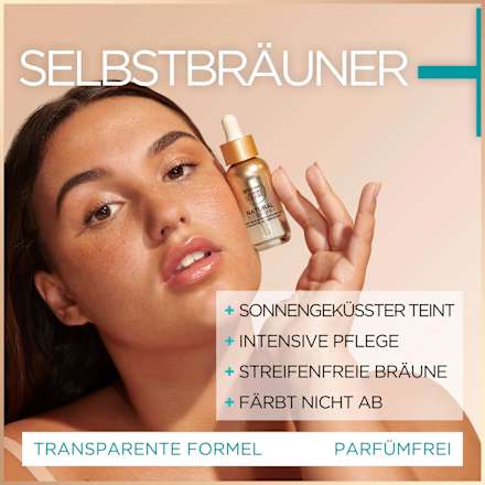 Selbstbräuner Konzentrat Gesicht Natural Bronzer Garnier Ambre Solaire