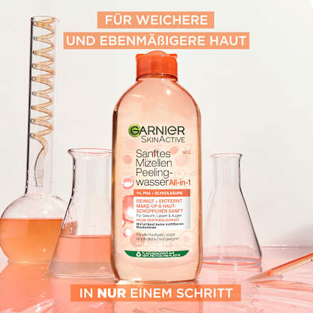 All-in-one sanftes Mizellen Peeling-Wasser GARNIER