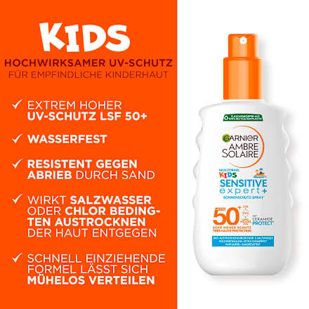 Sensitive Expert+ Sonnenschutz-Spray Garnier Ambre Solaire