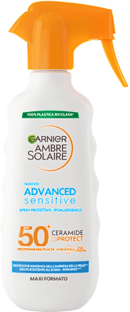Spray solare Advanced Sensitive SPF50+ GARNIER AMBRE SOLAIRE