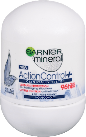 Antiperspirant roll-on Action Control + GARNIER mineral