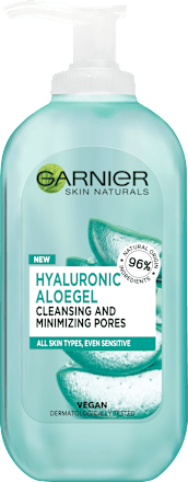 Hyaluronic Aloe gel pentru curățarea tenului GARNIER SKIN NATURALS
