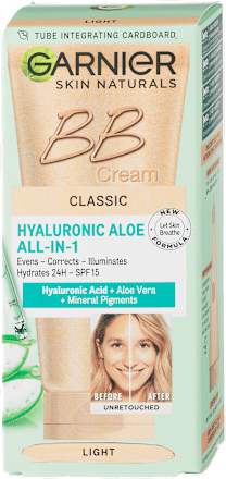 Hyaluronic Aloe All-In-1 Classic BB krema – light GARNIER SKIN NATURALS