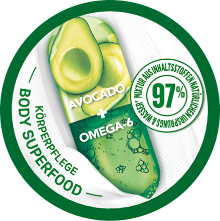 Pflegecreme Superfood Körperpflege Avocado GARNIER Body