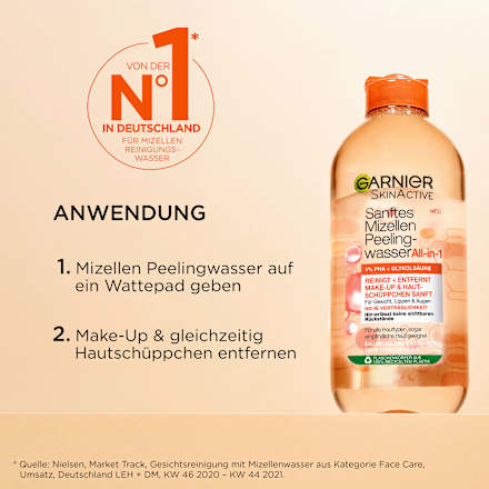 Mizellenwasser Peeling PHA+AHA  GARNIER
