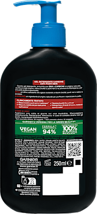 Gel detergente PureActive carbone anti-punti neri con Acido Salicilico GARNIER PureActive