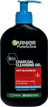 čisticí pleťový gel Charcoal  GARNIER PureActive