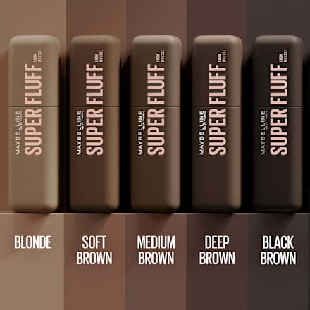 Maskara na obočie Superfluff - 257 Medium Brown MAYBELLINE NEW YORK