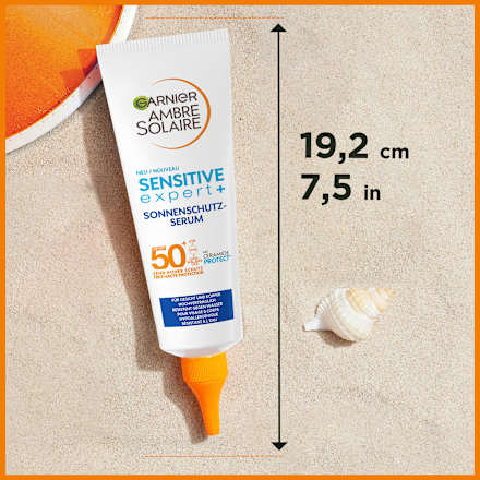Sonnenmilch Serum sensitive expert+, LSF 50+ Garnier Ambre Solaire